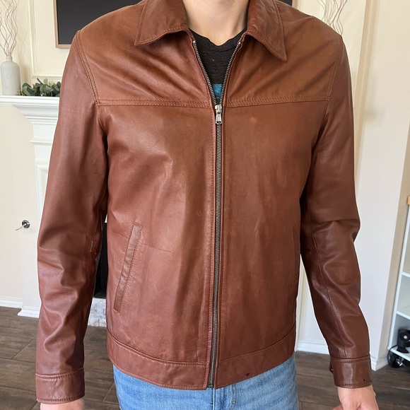 Genuine Lamm Leather Jacket - Picture 2 of 6